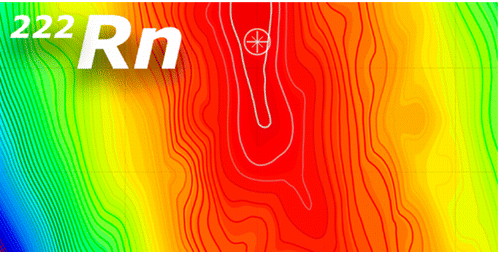 Prediction of Radon-222 Phase Graphic